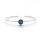 Blue Opal Silver Bangle Blue Opal Silver Bangle
