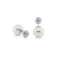 Celebrity Crystal Pearl Silver Earrings Celebrity Crystal Pearl Silver Earrings