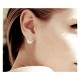 Celebrity Crystal Pearl Silver Earrings Celebrity Crystal Pearl Silver Earrings