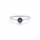 Blue Opal Mini Silver Ring Blue Opal Mini Silver Ring