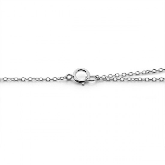 Opal Silver Necklace Opal Silver Necklace