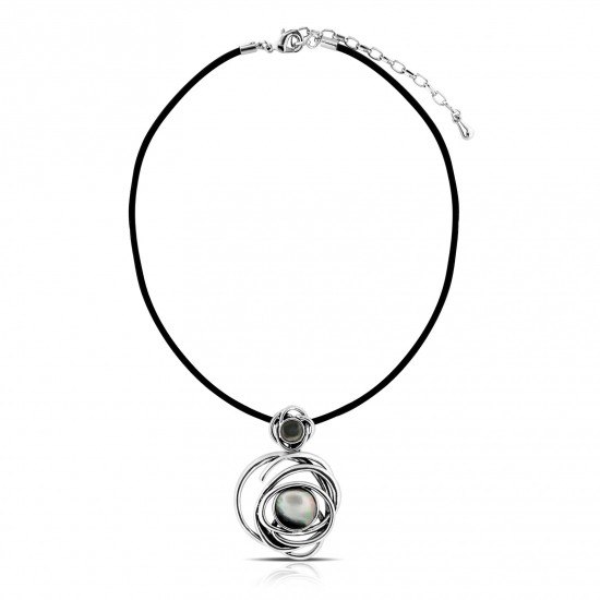 Infinity Mother Of Pearl Silver Pendant Infinity Mother Of Pearl Silver Pendant